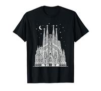Sagrada Familia Barcelona de Noche Camiseta