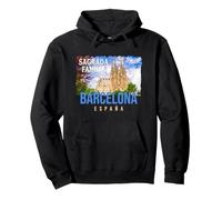 Sagrada Familia Basílica Barcelona España Sudadera con Capucha
