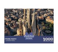 Sagrada Família Puzzles Imposible,desafío for Adults Juego Educativo 1000 Piezas Obra De Arte De Juego De para Adultos Y Niños A Partir De 12 Años 38x26cm/1000pcs
