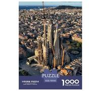Sagrada Família Puzzles Imposible, Juego Educativo 1000 Piezas para Adultos Y Niños, Regalos A Partir De 12 Años 70x50cm/1000pcs