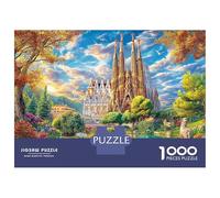 Sagrada Familia Rompecabezas 1000 Piezas, Puzzles Imposible, De Juego De para Adultos Y Niños A Partir De 14 Años 52x38cm/1000pcs