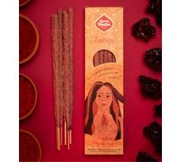 Sagrada Madre, Incienso Artesanal, Incienso 5 Elementos Fuego, Fuerza, Ideal para Meditación y Mindfulness, 6 Varillas