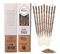 Sagrada Madre, Incienso Artesanal, Incienso De Salvia Blanca Y Copal, Ideal para Meditación y Mindfulness, 9 Varillas