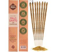 Sagrada Madre, Incienso Artesanal, Incienso Palo Santo con Resina De Incienso, Ideal para Meditación y Mindfulness, 8 Varillas