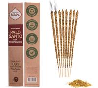 Sagrada Madre, Incienso Artesanal, Incienso Palo Santo con Sándalo, Ideal para Meditación y Mindfulness, 8 Varillas