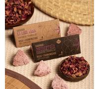 Sagrada Madre, Incienso Artesanal, Incienso Triangular DE Rosas Y OLÍBANO, Ideal para Meditación y Mindfulness, 4 Varillas