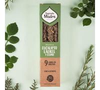 Sagrada Madre, Incienso Natural Ecológico Hierbas, Eucalipto - Laurel - Cedro, 9 Varillas Gruesas