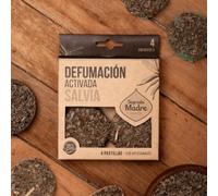 Sagrada Madre, Incienso Natural Ecologico Pastilla Defumación Activada, Ruda, 4 Unidades