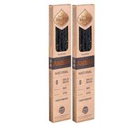 Sagrada Madre - Pack de 2: Incienso Natural de Ámbar (8 Varillas Gruesas de Duración Extra) | Sahumerio Artesano Ecológico y Vegano Hecho a Mano.