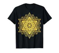 Sagrado 64 Tetraedro Cubo Metatrón Flor Geometría Sagrada Camiseta