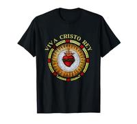 Sagrado Corazón Católico Romano Viva Cristo Rey Camiseta