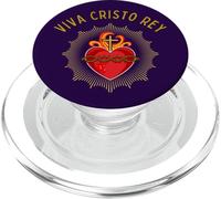 Sagrado Corazón Católico Romano Viva Cristo Rey PopSockets PopGrip para MagSafe