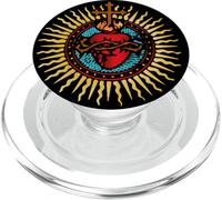Sagrado Corazón de Jesús Arte Católico Latino Misa PopSockets PopGrip para MagSafe