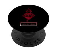 Sagrado Corazón de Jesús Católico Tradicional PopSockets PopGrip Adhesivo