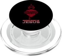 Sagrado Corazón de Jesús Católico Tradicional PopSockets PopGrip para MagSafe