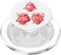 Sagrado Corazón de Jesús e Inmaculado Corazón de María José PopSockets PopGrip para MagSafe