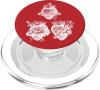 Sagrado Corazón de Jesús e Inmaculado Corazón de María José PopSockets PopGrip para MagSafe