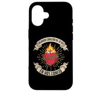 Sagrado Corazón De Jesús, En Vos Confío Carcasa para iPhone 16