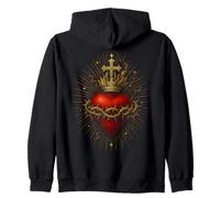 Sagrado Corazón de Jesús Iglesia Cristiana Católica Fe Sudadera con Capucha