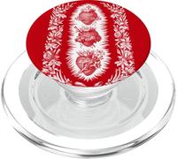 Sagrado Corazón de Jesús Inmaculado Corazón María José Católica PopSockets PopGrip para MagSafe