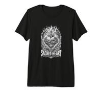 Sagrado Corazón El Amor Arde A Través De Espinas Christian Camiseta Premium