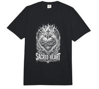 Sagrado Corazón El Amor Arde A Través De Espinas Christian Comfort Colors Adult Heavyweight T-Shirt