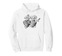 Sagrado Corazón Inmaculado Jesús Tradicional Católica Vintage Sudadera con Capucha