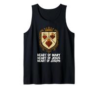 Sagrado Inmaculado y Castísimo Corazón Jesús María José Camiseta sin Mangas