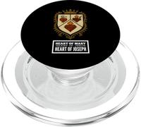 Sagrado Inmaculado y Castísimo Corazón Jesús María José PopSockets PopGrip para MagSafe