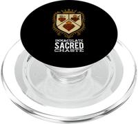 Sagrado Inmaculado y Castísimo Corazón Jesús María José PopSockets PopGrip para MagSafe