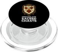 Sagrado Inmaculado y Castísimo Corazón Jesús María José PopSockets PopGrip para MagSafe