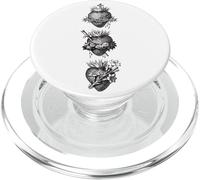 Sagrados Corazones de Jesús Virgen María y San José PopSockets PopGrip para MagSafe