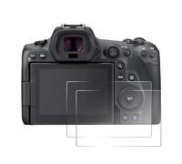 Sagreeny 2 protectores de pantalla compatibles con cámaras Canon EOS R5 R5 Mark II R3 R5C, película de vidrio templado transparente de 0,26 mm, ideal para fotografía de viajes, uso diario