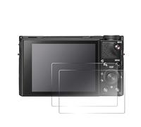 Sagreeny 2 protectores de pantalla compatibles con Sony DSC-RX100 RX100 II RX100 III RX100 IV RX100 V RX100 VI VII RX100 RX100M2 M3 M4 M5 M6 M7, película de vidrio templado transparente de dureza 9H