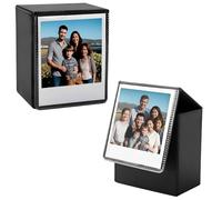 Sagreeny Funda de fotos premium para película ancha compatible con Fujifilm Instax Wide 400/300/210Wide EVO Polaroid 600/I-Type/OneStep2, soporte para fotos de 3.5 x 4.25, elegante caja de