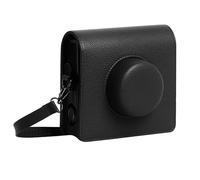 Sagreeny Funda de piel sintética compatible con cámara instantánea Instax Wide EVO, funda protectora con cubierta frontal extraíble, correa de hombro ajustable, protección y almacenamiento para cámara