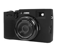 Sagreeny Funda de silicona para cámara compatible con cámara Fujifilm X100 VI, funda protectora de goma suave de ajuste personalizado, almacenamiento compacto, Black, 4×3×2 inch, Funda protectora para
