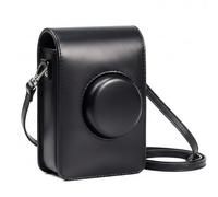 Sagreeny Funda para cámara compatible con Instax Mini EVO Vintage de piel sintética, funda protectora completa con correa ajustable para el hombro para cámara instantánea e impresora fotográfica