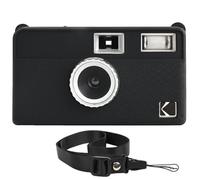 Sagreeny Funda para cámara compatible con la cámara de película Kodak EKTAR H35 semiformato, funda protectora de silicona con correa, Negro , Accesorios de cámara instantánea