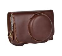 Sagreeny Funda protectora para cámara compatible con cámara Canon PowerShot SX720 HS SX730 HS SX740 HS, bolsa de piel sintética de ajuste personalizado con correa de hombro ajustable, almacenamiento