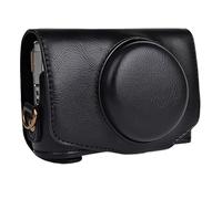 Sagreeny Funda protectora para cámara compatible con cámara Canon PowerShot SX720 HS SX730 HS SX740 HS, bolsa de piel sintética de ajuste personalizado con correa de hombro ajustable, almacenamiento