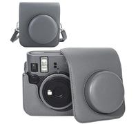 Sagreeny Funda protectora para cámara compatible con cámara instantánea Fuji Instax Mini 41, bolsa de piel sintética de ajuste personalizado con bolsillo para fotos y correa de hombro ajustable