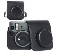 Sagreeny Funda protectora para cámara compatible con cámara instantánea Fuji Instax Mini 41, bolsa de piel sintética de ajuste personalizado con bolsillo para fotos y correa de hombro ajustable