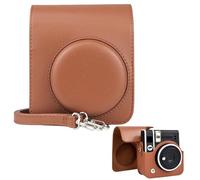 Sagreeny Funda protectora para cámara compatible con cámara instantánea Fujifilm Instax Mini 40, bolsa de piel sintética de ajuste personalizado con correa de hombro ajustable, almacenamiento de