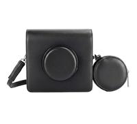 Sagreeny Funda protectora para cámara compatible con Fujifilm Instax Wide EVO, accesorios instantáneos de ajuste personalizado, funda de piel sintética con hombro ajustable y bolsa para tapa de lente