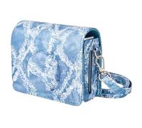 Sagreeny Funda protectora para cámara compatible con Instax Mini EVO, bolsa de cuero estilo vaquero de ajuste personalizado con correa de hombro ajustable, almacenamiento de transporte compacto, ideal