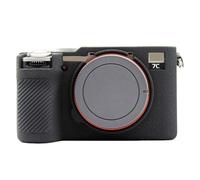 Sagreeny Funda protectora para cámara compatible con Sony A7C II, bolsa de silicona de ajuste personalizado, almacenamiento compacto y ligero, Black, Funda protectora para cámara