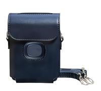 Sagreeny Funda protectora para impresora compatible con Fujifilm Instax Mini Link 2, bolsa de piel sintética de ajuste personalizado con correa de hombro ajustable, almacenamiento compacto, Blue, 4×3×