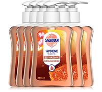 Sagrotan Jabón de manos Manuka Miel - Hidratante y fuerte contra las bacterias - 6 x 250 ml Jabón de manos