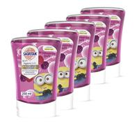 Sagrotan Kids No-Touch Relleno de Bayas Silvestres - Para el dispensador de jabón automático - 5 unidades de 250 ml de jabón de manos
